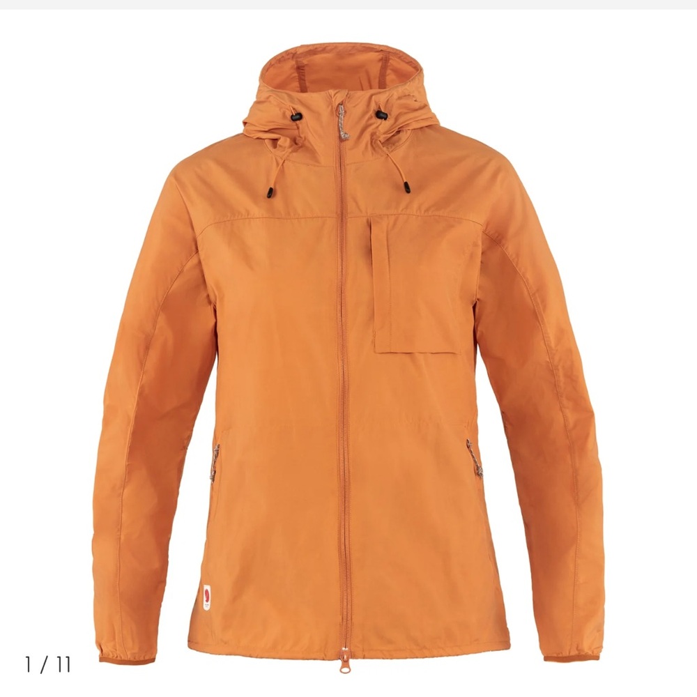 Fjallraven Women's Spicy Orange High Coast Wind Jacket